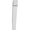 Ekena Millwork 3-in. W x 16-in. D x 22-in. H Burlington Architectural Grade PVC Knee Brace BRCP03X16X22BUR - alternate 5